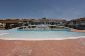 Recently built flat with swimming pool and balcony